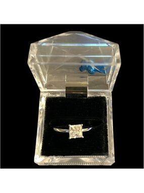 Moissanite over 1 carat 925 Silver Ring